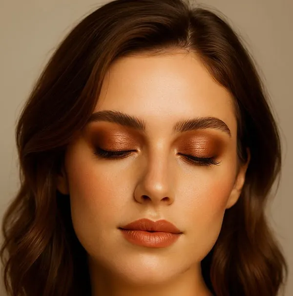 Natural autumn makeup 15