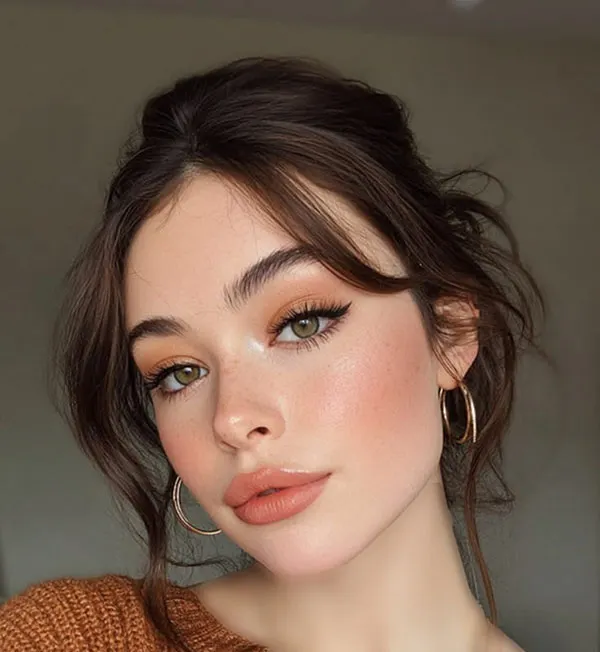 Natural autumn makeup 17