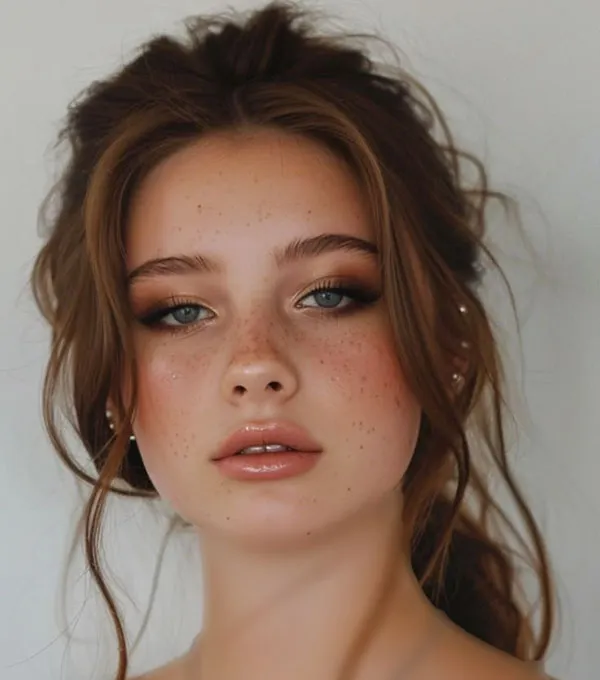Natural autumn makeup 3