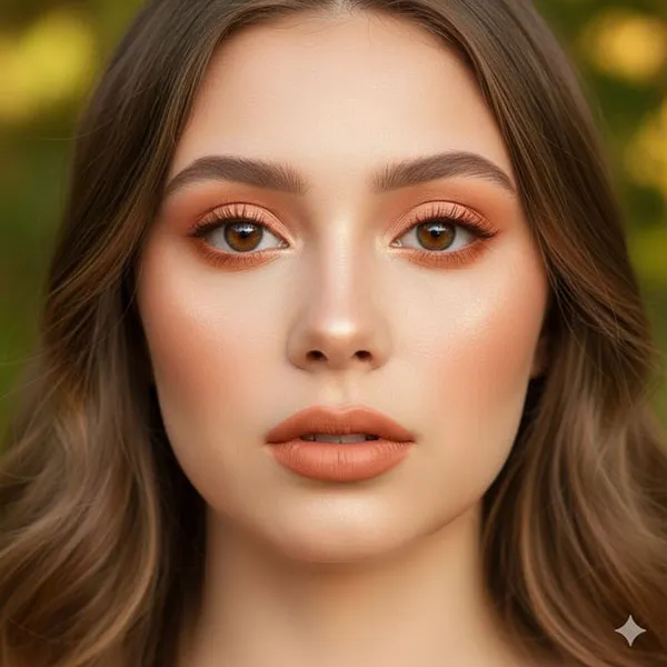 Natural autumn makeup 30