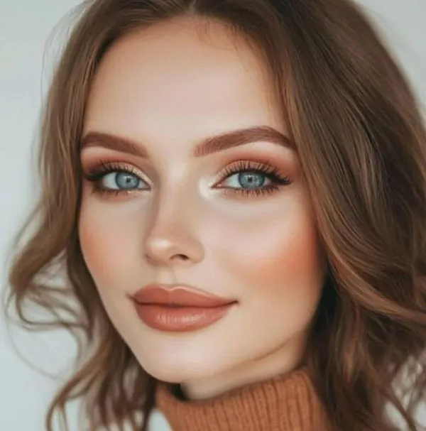 Natural autumn makeup 4