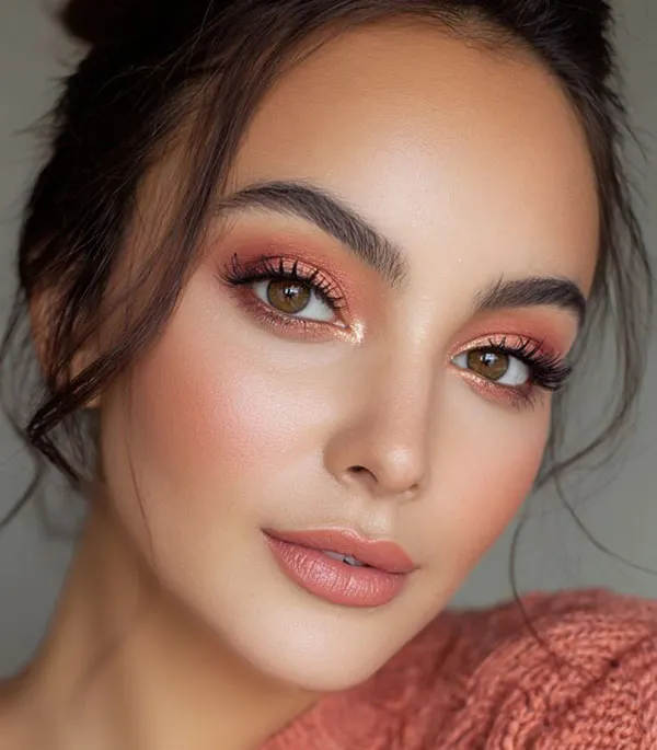 Natural autumn makeup 8