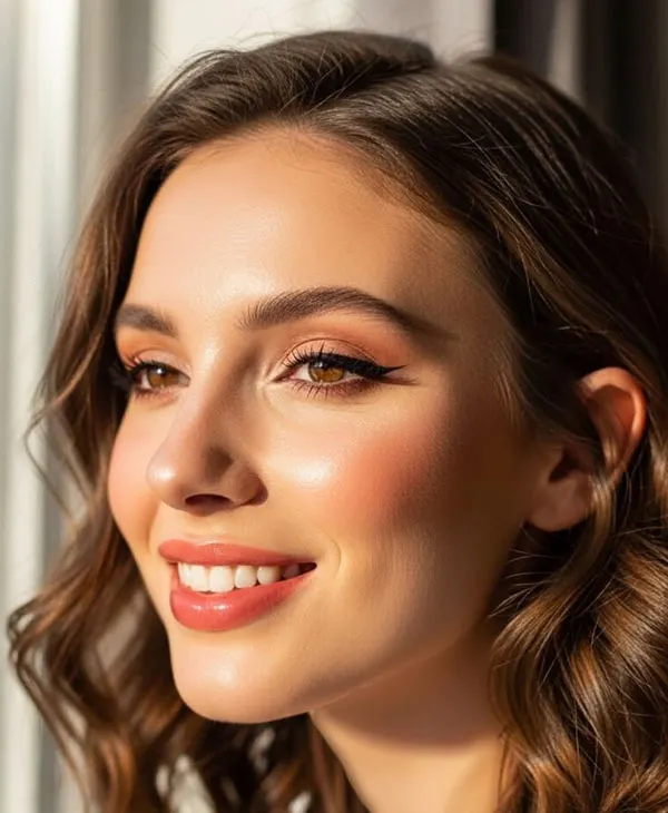 Natural autumn makeup 9
