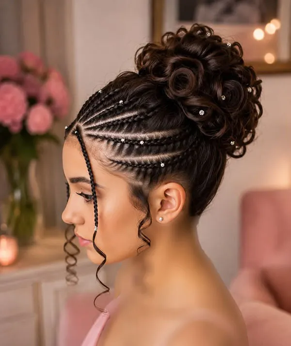 مدل مو مجلسی دخترانه جدید 2026؛ 35 ایده شیک برای عروسی و مهمانی! 16 New formal hairstyle for girls 13