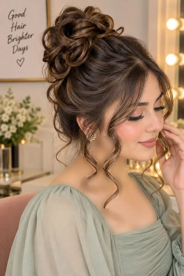 مدل مو مجلسی دخترانه جدید 2026؛ 35 ایده شیک برای عروسی و مهمانی! 28 New formal hairstyle for girls 16