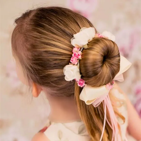 مدل مو مجلسی دخترانه جدید 2026؛ 35 ایده شیک برای عروسی و مهمانی! 26 New formal hairstyle for girls 21