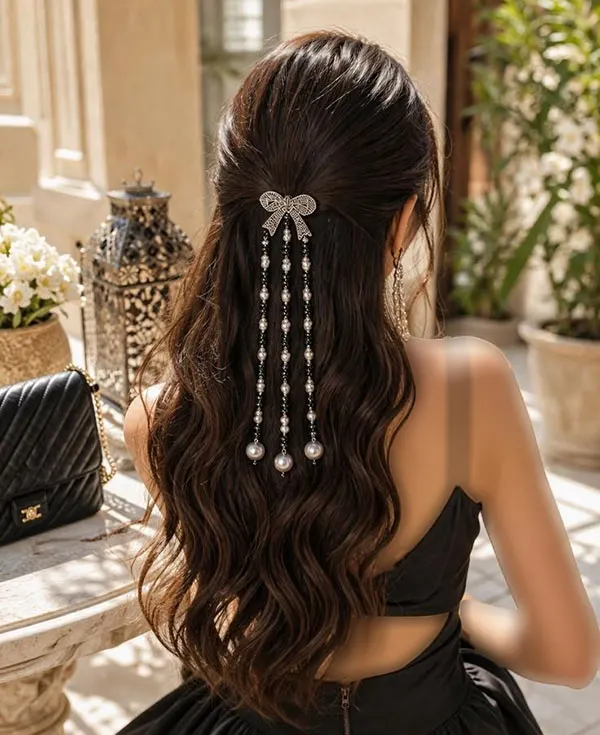 مدل مو مجلسی دخترانه جدید 2026؛ 35 ایده شیک برای عروسی و مهمانی! 33 New formal hairstyle for girls 29