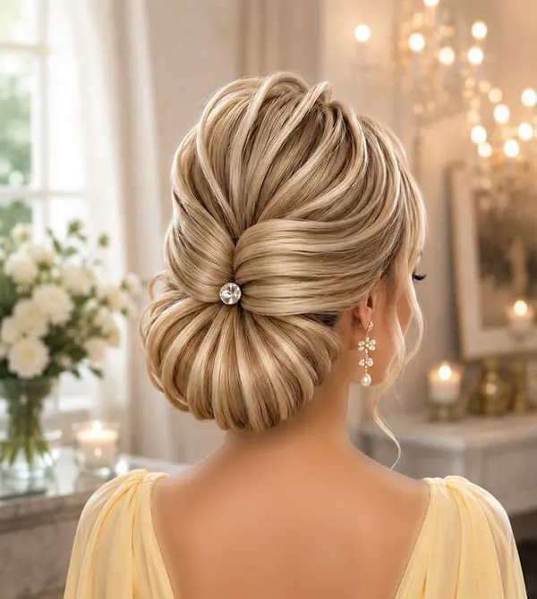 مدل مو مجلسی دخترانه جدید 2026؛ 35 ایده شیک برای عروسی و مهمانی! 14 New formal hairstyle for girls 5