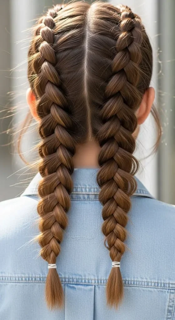 Photos of new hairstyles with braids for girls 8