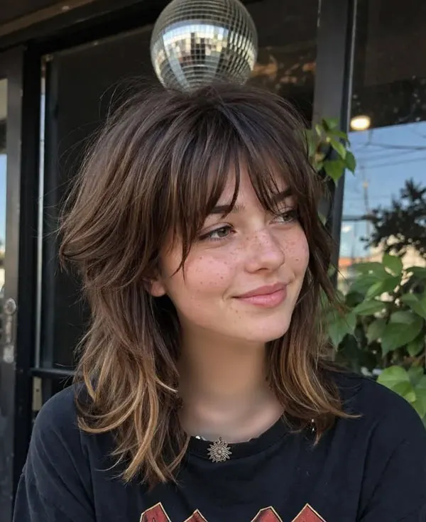 Shaggy hairstyle for girls 15
