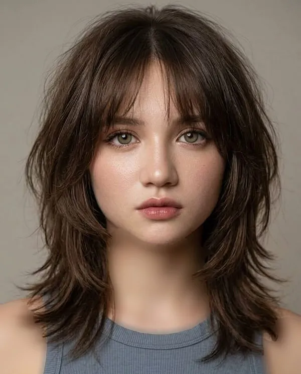 Shaggy hairstyle for girls 30
