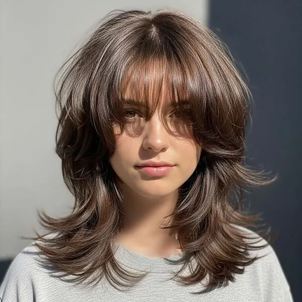 Shaggy hairstyle for girls 4