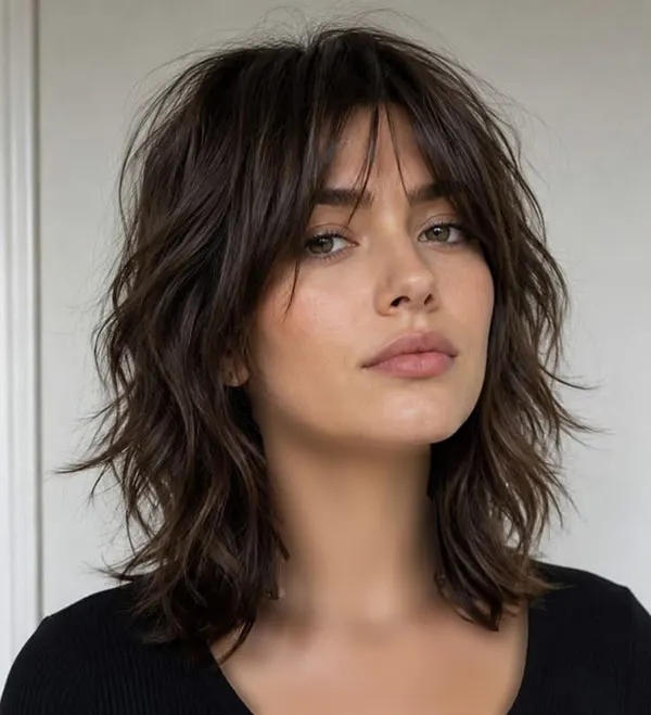 Shaggy hairstyle for girls 6