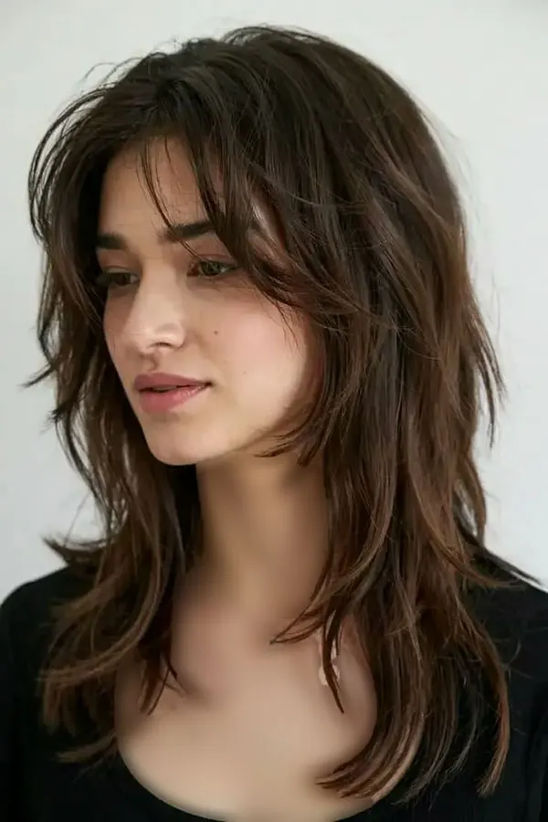 Shaggy hairstyle for girls 8