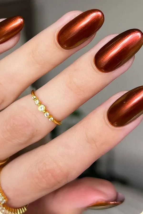 Short autumn nail designs 10