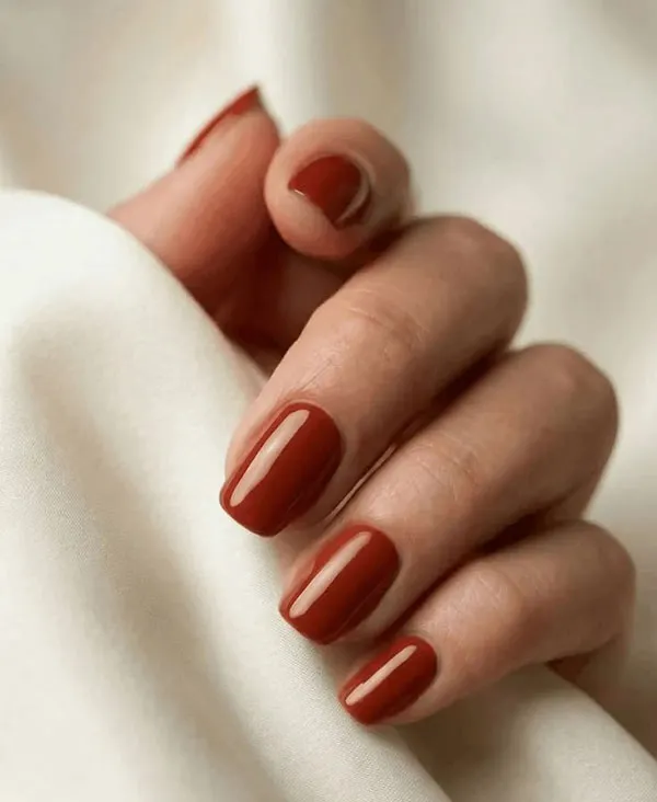 Short autumn nail designs 17