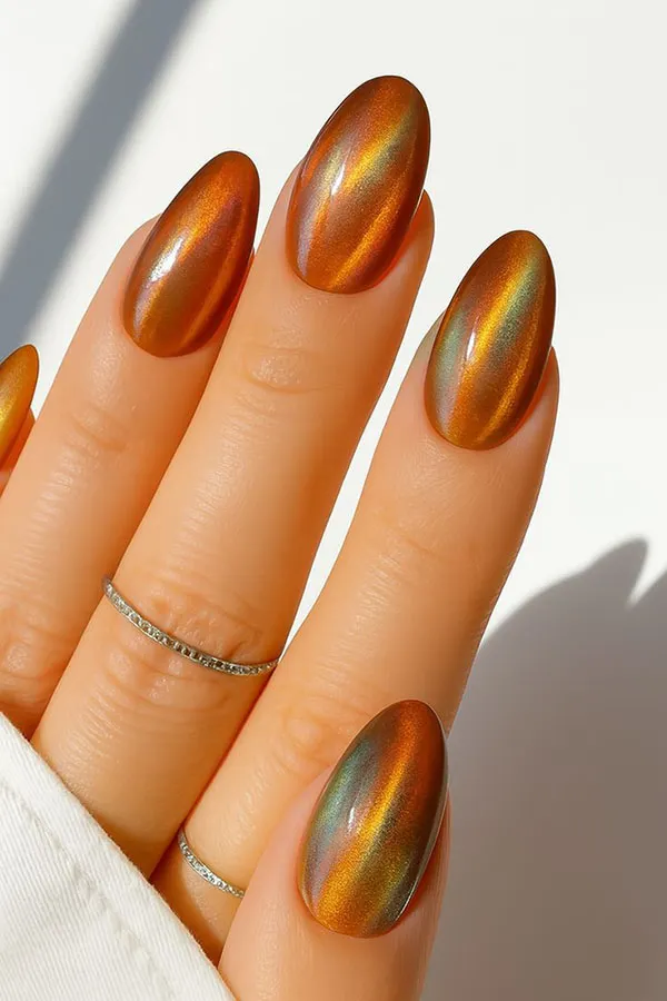 Short autumn nail designs 19