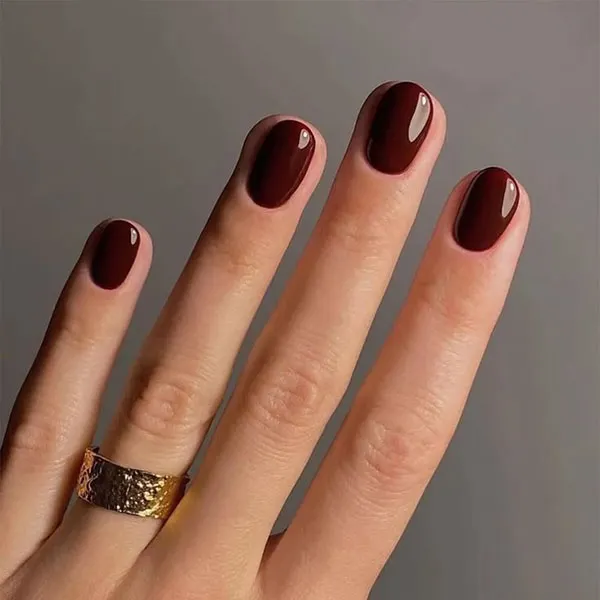 Short autumn nail designs 2