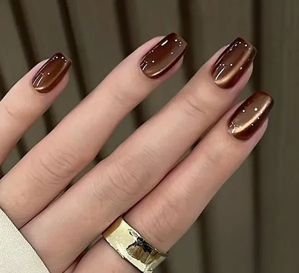 Short autumn nail designs 21