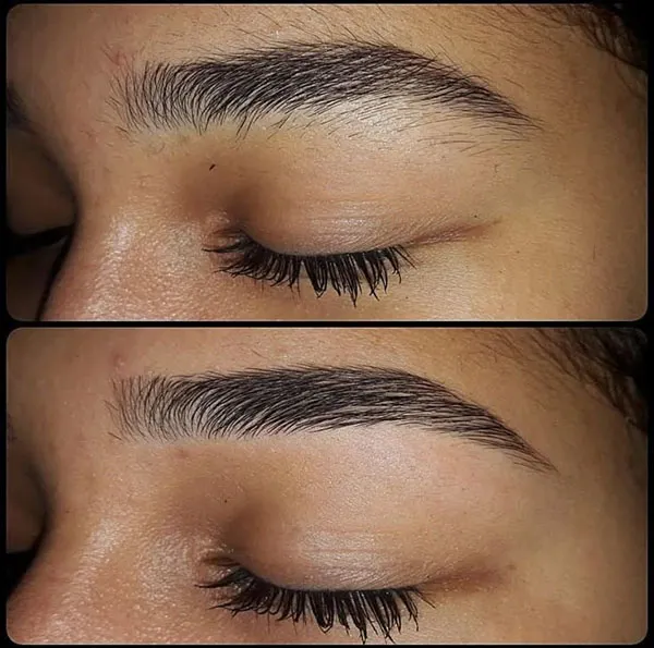 مدل ابرو صاف دخترانه 2026؛ از فرم کرهای تا مدلهای طبیعی و شیک! 17 Straight eyebrow style for girls 2026 19