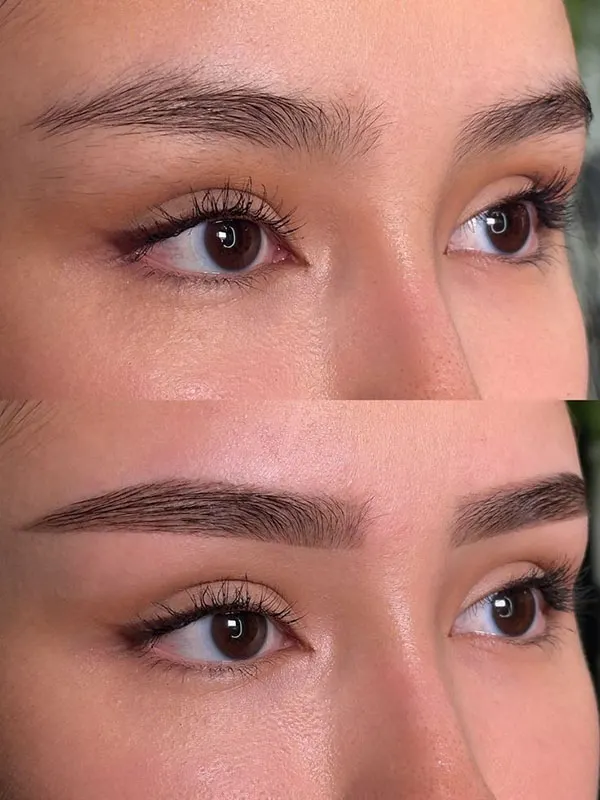 مدل ابرو صاف دخترانه 2026؛ از فرم کرهای تا مدلهای طبیعی و شیک! 25 Straight eyebrow style for girls 2026 22