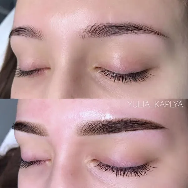مدل ابرو صاف دخترانه 2026؛ از فرم کرهای تا مدلهای طبیعی و شیک! 7 Straight eyebrow style for girls 2026 4