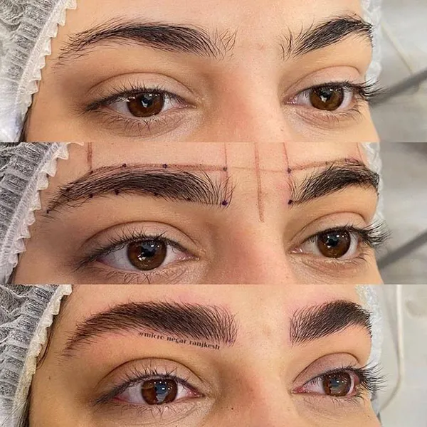 5 نکته مهم درباره تفاوت فیبروز و میکروبلیدینگ! 8 The Difference Between Phibrows and Microblading 6