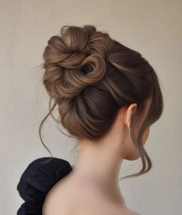Updo hairstyle for girls 1