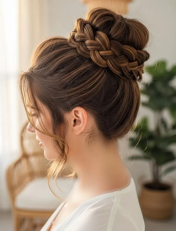 Updo hairstyle for girls 10