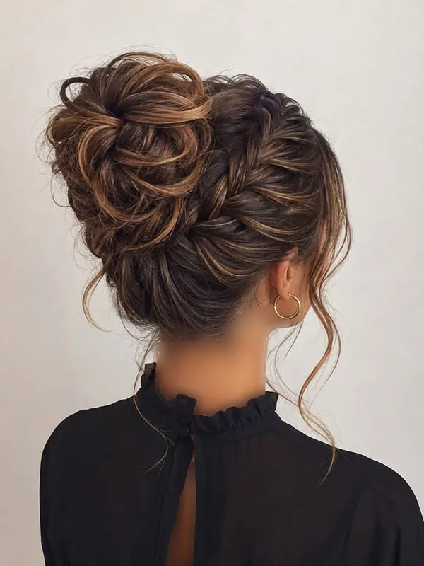 Updo hairstyle for girls 20