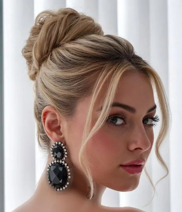 Updo hairstyle for girls 21