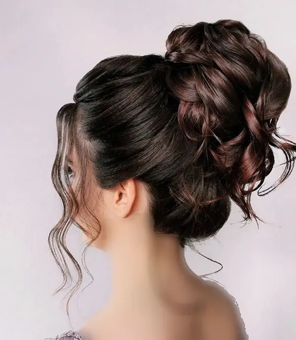 Updo hairstyle for girls 29