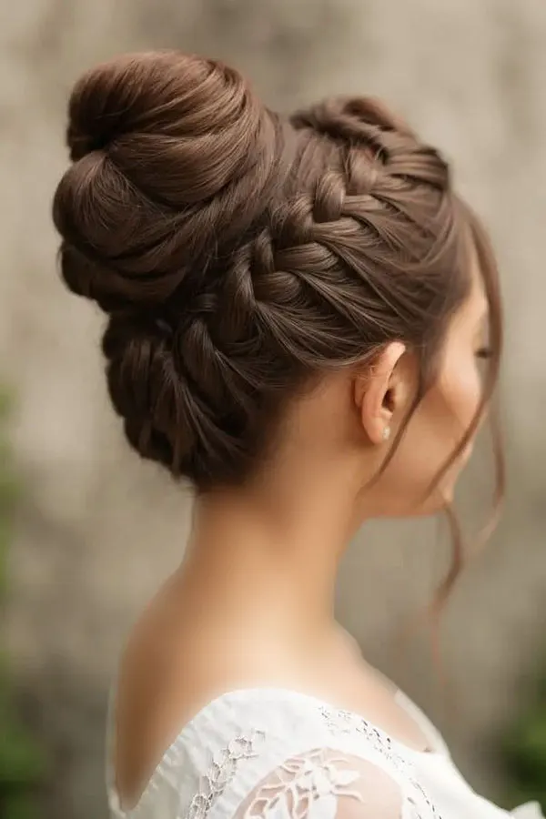 Updo hairstyle for girls 9