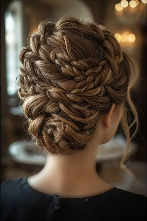 انواع مدل بافت مو برای عروسی رفتن؛ از بافتهای ظریف تا مدلهای خاص مجلسی 2026 10 Braided hairstyles for attending a wedding 8