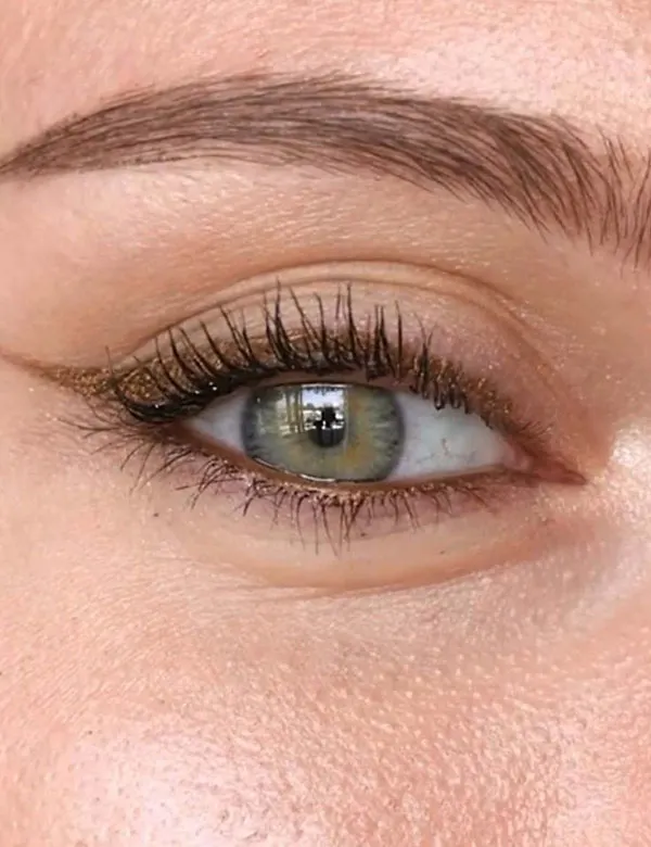 30 مدل خط چشم قهوه ای؛ مدلهای ظریف و جذابی که آرایش چشم را متفاوت میکنند! 17 Brown eyeliner 12