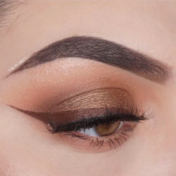 30 مدل خط چشم قهوه ای؛ مدلهای ظریف و جذابی که آرایش چشم را متفاوت میکنند! 7 Brown eyeliner 2