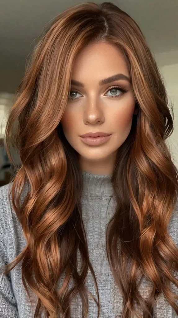 مدل رنگ مو مسی سوخته 2026 ؛ رنگ مویی گرم و متفاوت برای روزهای پاییزی! 19 Burnt copper hair color 14