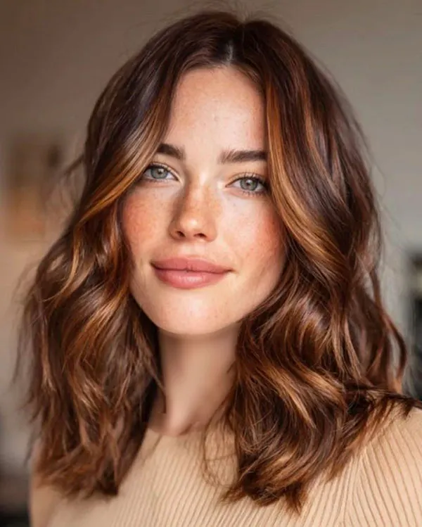 مدل رنگ مو مسی سوخته 2026 ؛ رنگ مویی گرم و متفاوت برای روزهای پاییزی! 20 Burnt copper hair color 18