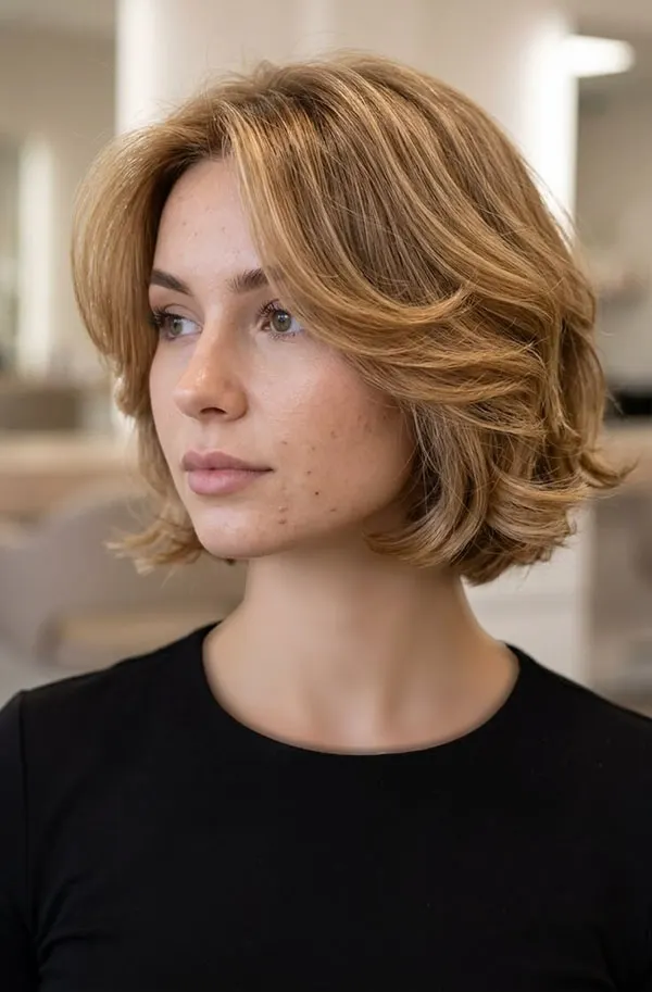 Butterfly bob haircut 1