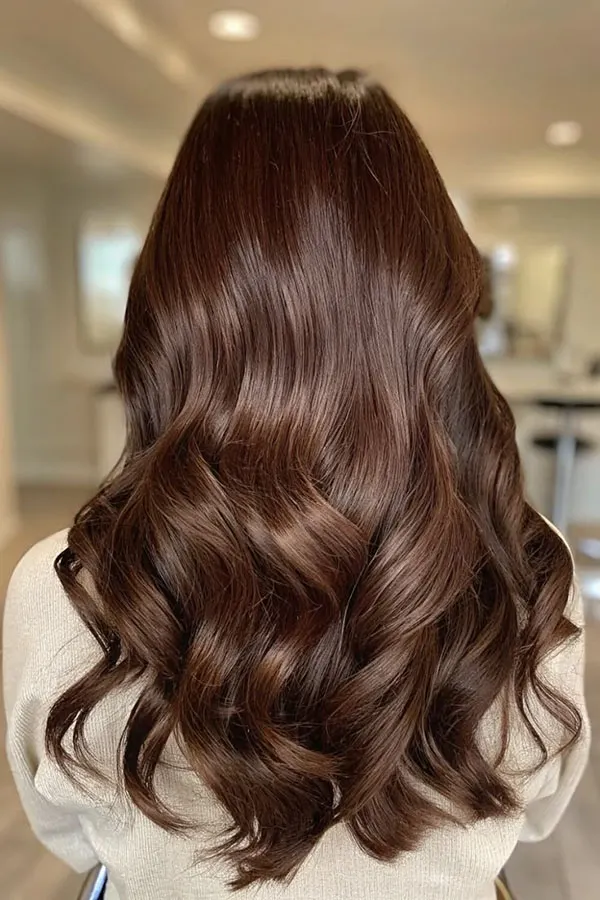 رنگ مو بلوطی پاییز؛ این مدلهای گرم و براق برای پاییز 1405دیدنیاند 31 Chestnut hair color 29