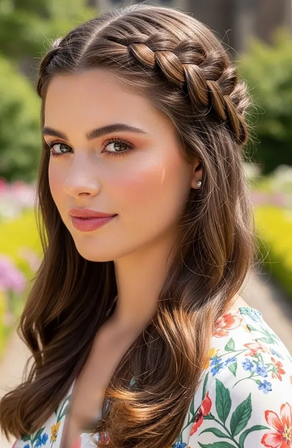 33 مدل بافت مو تاجی؛ زیباترین مدلهای جدید و ترند! 6 Crown braid hairstyle 2