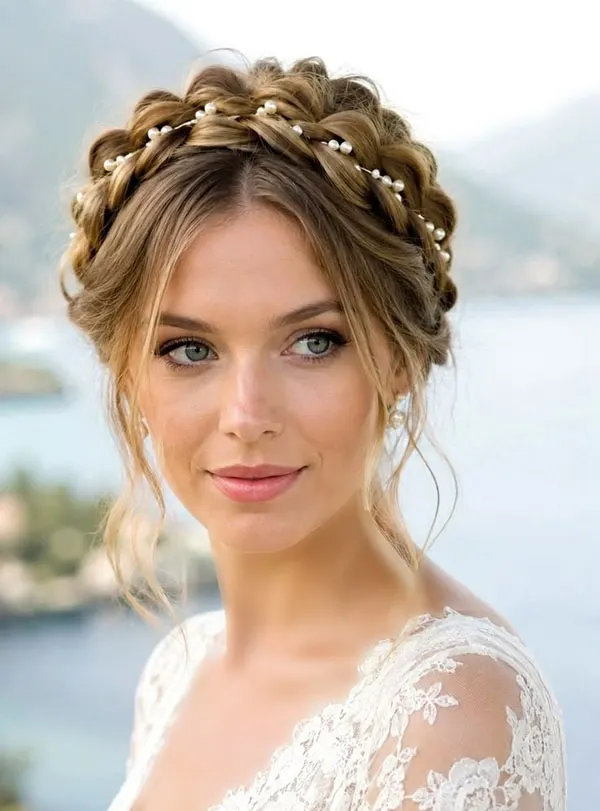 33 مدل بافت مو تاجی؛ زیباترین مدلهای جدید و ترند! 22 Crown braid hairstyle 21