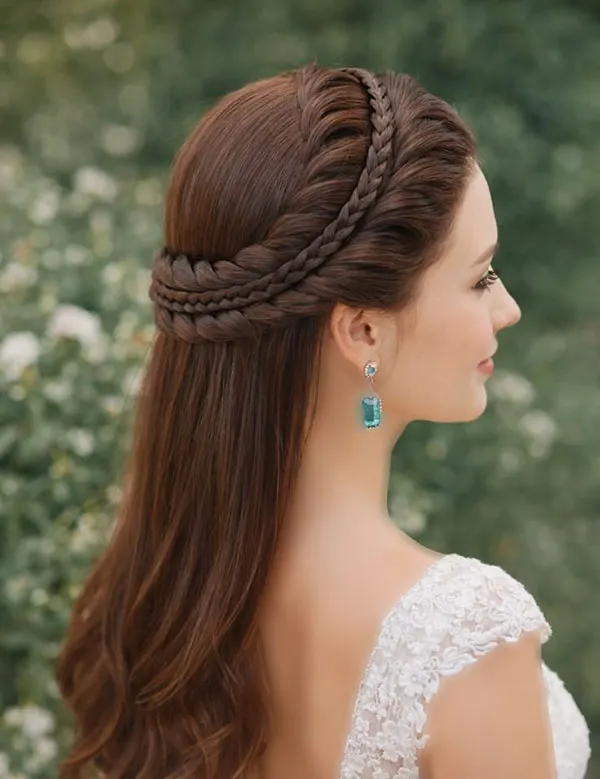 33 مدل بافت مو تاجی؛ زیباترین مدلهای جدید و ترند! 29 Crown braid hairstyle 25