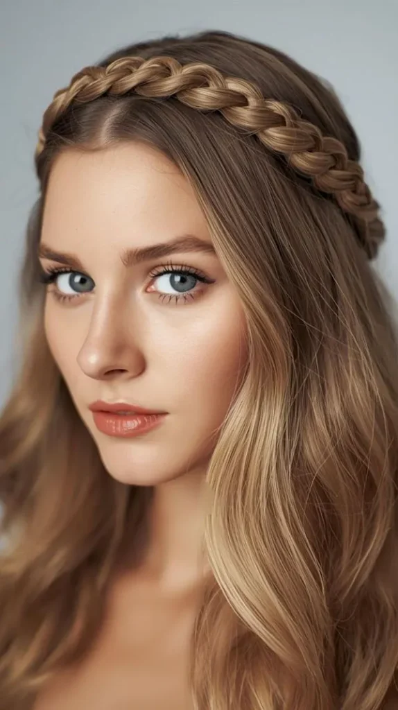 33 مدل بافت مو تاجی؛ زیباترین مدلهای جدید و ترند! 30 Crown braid hairstyle 29