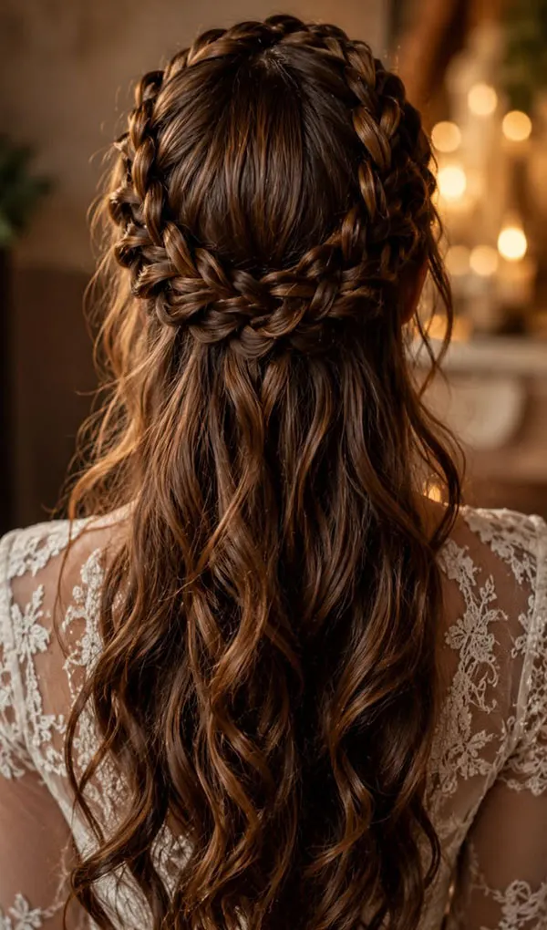 33 مدل بافت مو تاجی؛ زیباترین مدلهای جدید و ترند! 13 Crown braid hairstyle 9