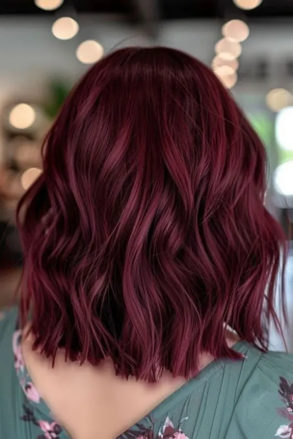 Dark cherry red hair color 8