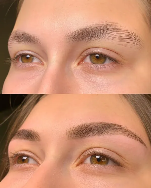 Eyebrow shaping style 4