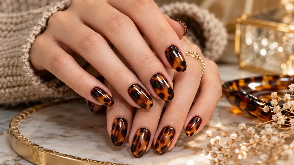 طرح ناخن لاک‌ پشتی