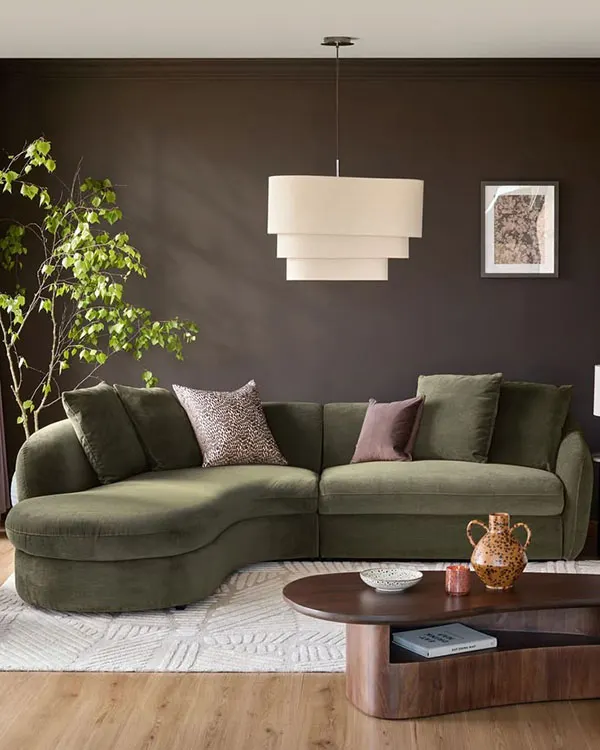 Olive Green Living Room Decor 13