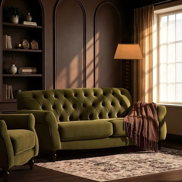 Olive Green Living Room Decor 24